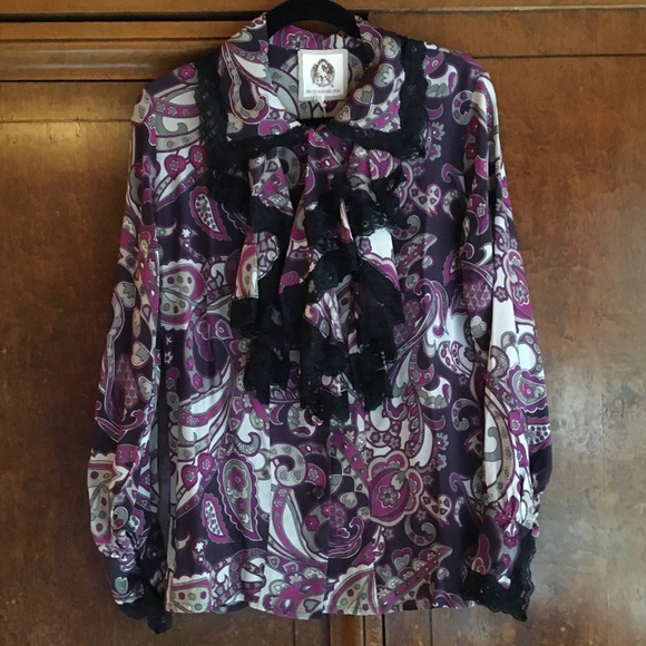 Busy Being Fabulous Silk Blouse - Picture 3 of 5